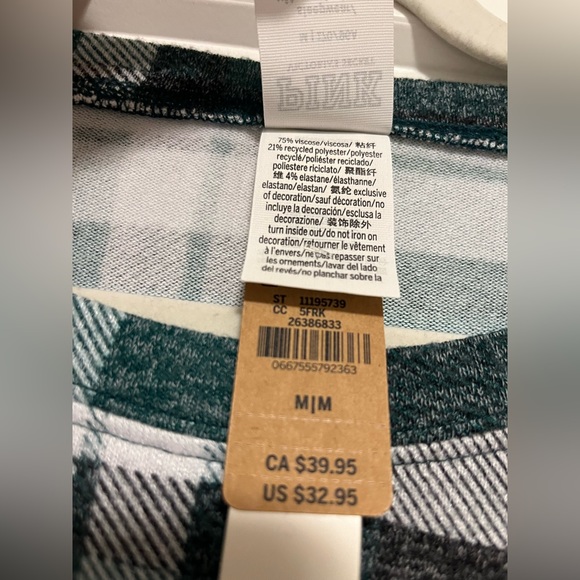 BNWT PINK by Victoria's Secret - UNISEX COZY LONG-SLEEVE SLEEP SHIRT Size Medium - Picture 7 of 8